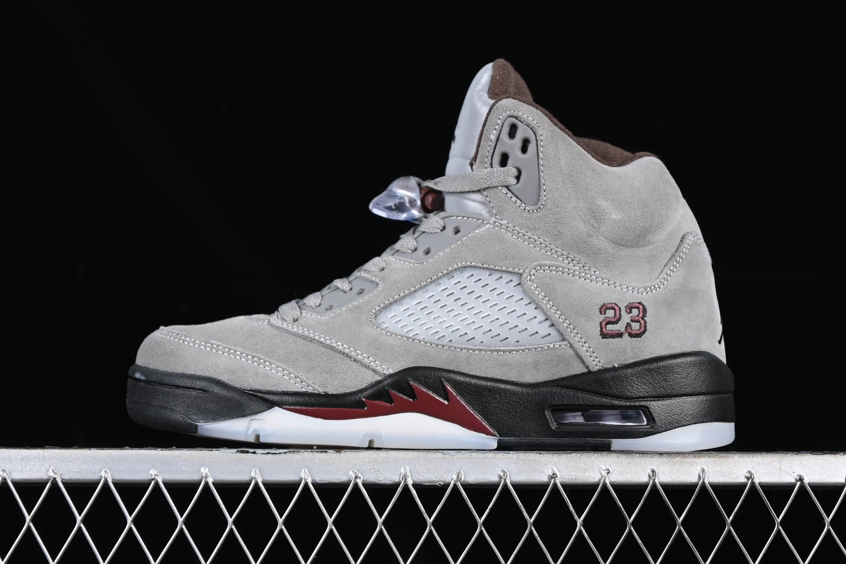 All categories Air Jordan Jordan series basketball shoes Air Jordan 5 A Ma Maniére x Air Jordan 5 "Light Bone" AJ5 Joe 5 white gray FD1330-006